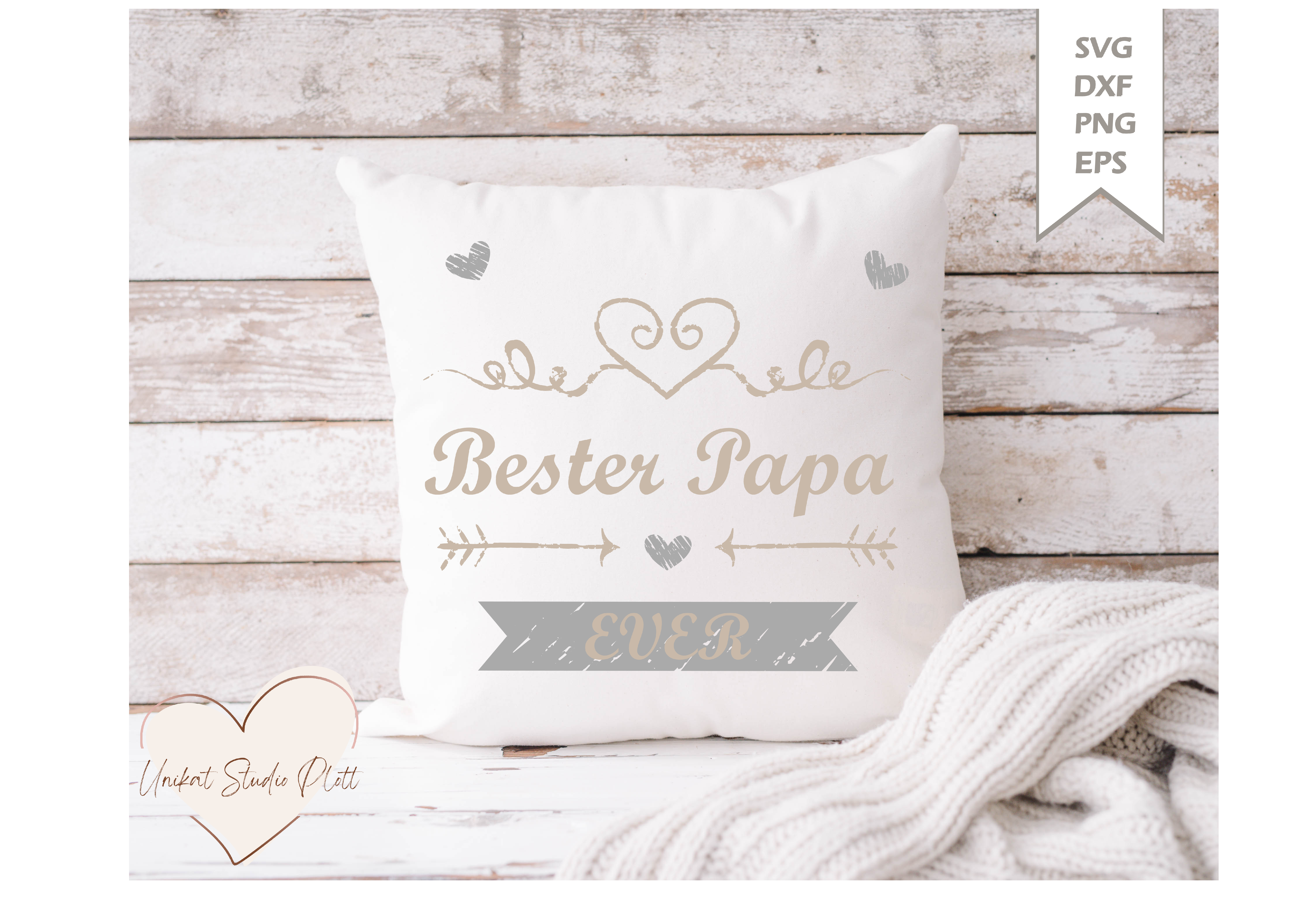 Plotterdatei "Bester Papa ever" SVG / Dxf Pdf Silhouette | Svg Clipart