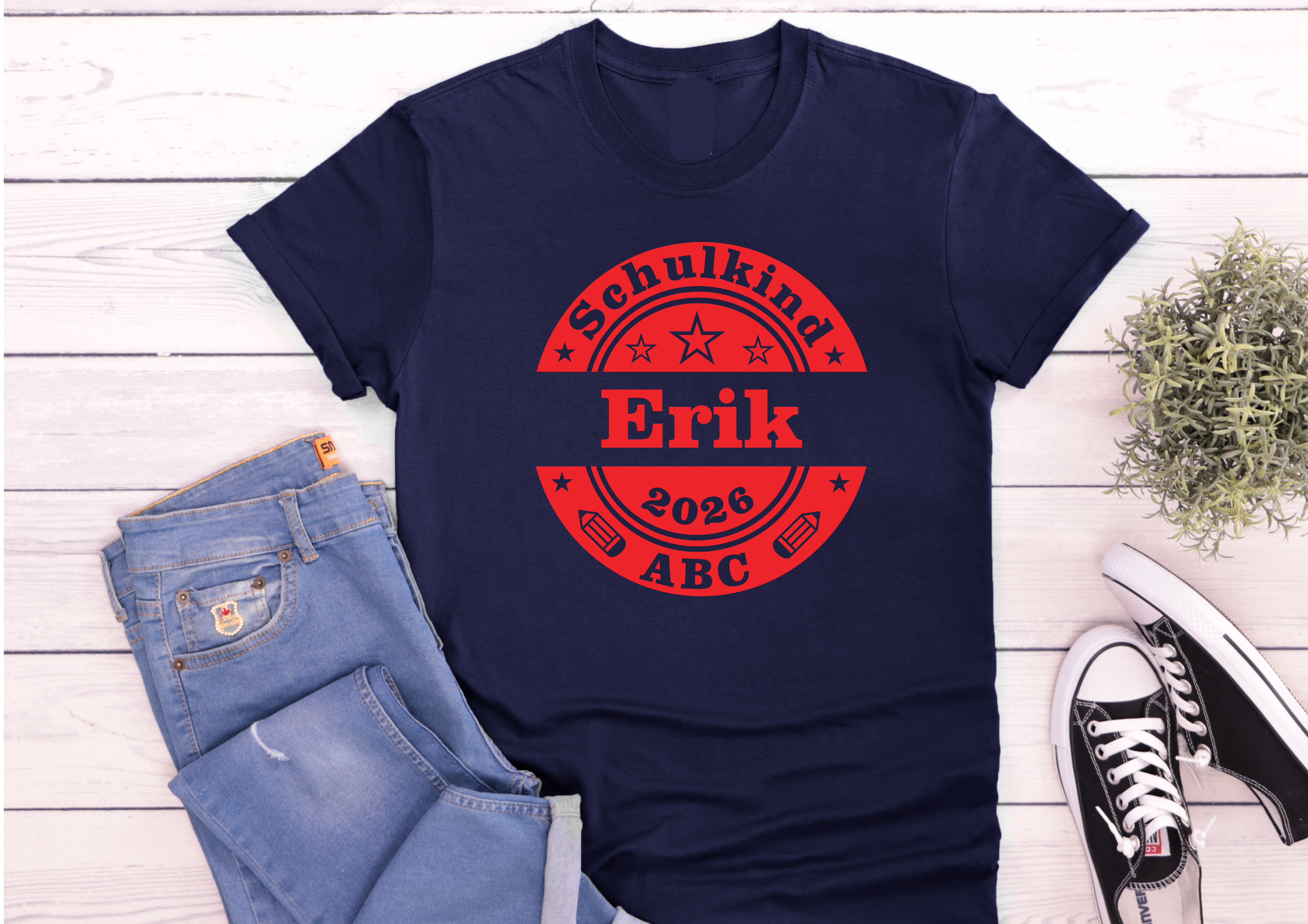 T-Shirt Splitt Kreis