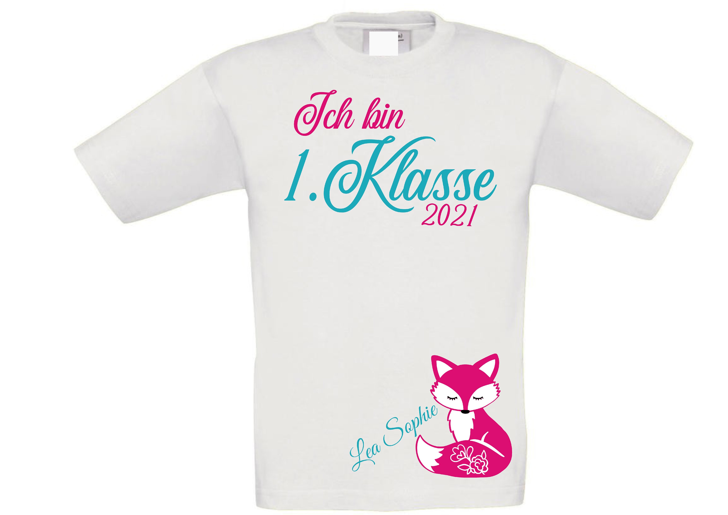 Schulkind T-Shirt "Fuchs" mit Namen